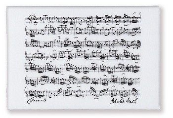 Magnet Bach Weiss