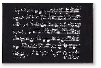 Magnet Bach Schwarz - 5,3x7,8cm