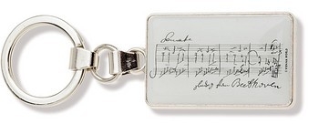 Schlsselanhnger Beethoven Metall 3x4,5cm