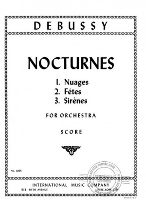 Three Nocturnes fr Orchester Studienpartitur