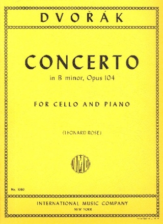 Concerto in b Minor op.104 for violoncello and piano