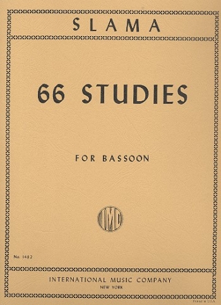 66 Studies in all Keys for bassoon