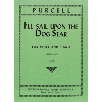 I'll sail upon the Dog-Star (G) tiefe Stimme in G und Klavier Partitur (zugleich Spielpartitur)