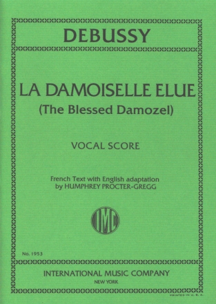 La Demoiselle lue for women's voices, solo, narrator, chorus and orchestra vocal score