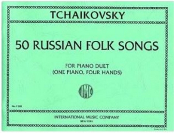 50 Russian Folks Songs for piano four hands