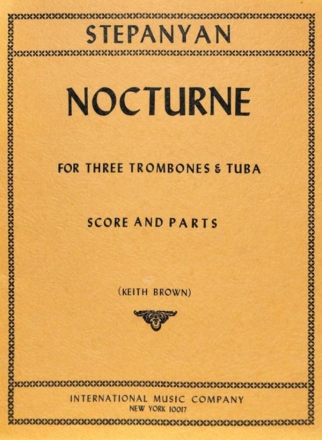 Stepanian, Nocturne for 3 trombones and tuba