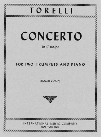 Concerto C major for 2 trumpets and piano