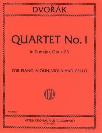 Quartet no.1 D major op.23 for violin and viola