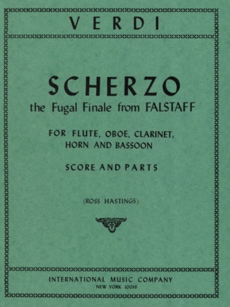 Scherzo from 'Falstaff' for flute, oboe, clarinet and bassoon