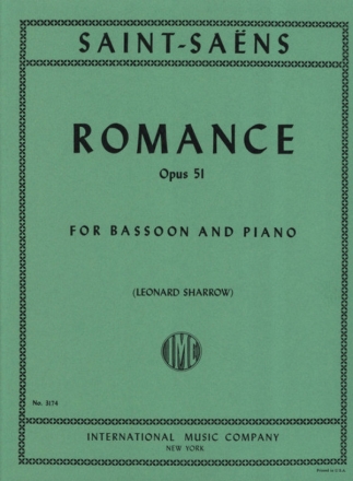 Romance D major op.51 for bassoon and piano