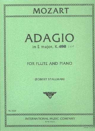 Adagio in E Major KV261 for flute and piano