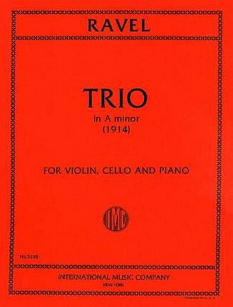 Trio a minor for violin, cello and piano