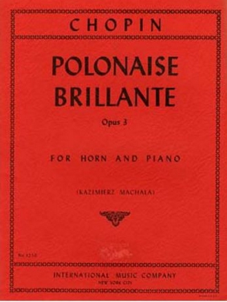 Polonaise Brillante op.3 for horn and piano