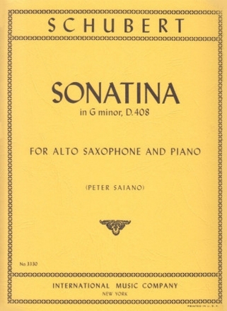 Sonatina g minor for alto sax and piano