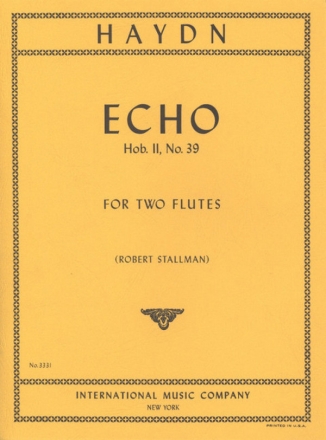 Haydn, Joseph - Echo for 2 flutes