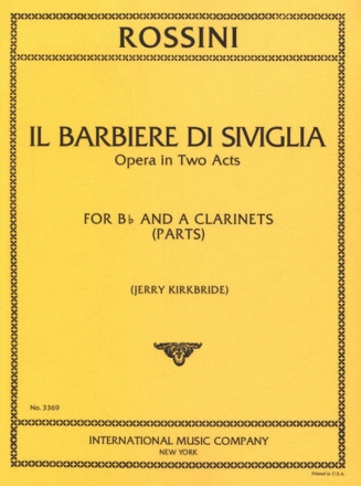 Barber of Seville for clarinet and piano