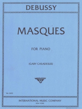 Masques for piano