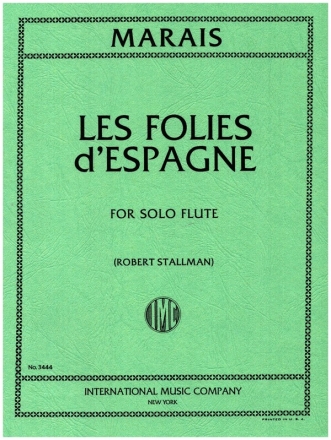 Les Folies d'Espagne for solo flute