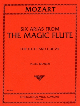 Six Arias from 'The Magic Flute' for flute and guitar