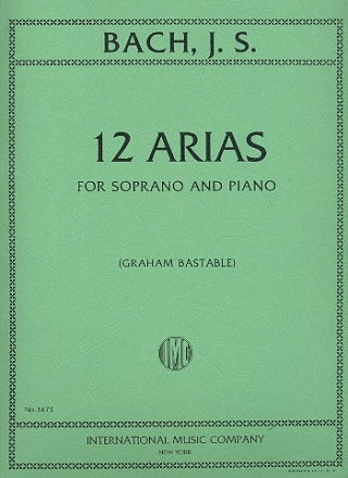 12 Arias for soprano and piano