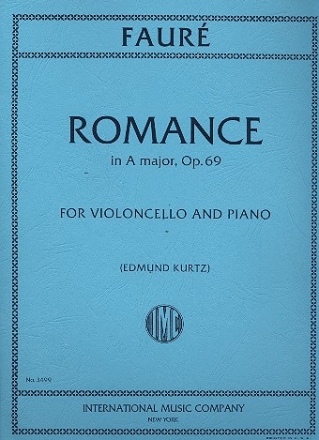 Romanze A-Dur op.69 fr Violoncello und klavier