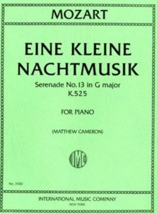 Eine leine Nachtmusik KV525 fr Klavier