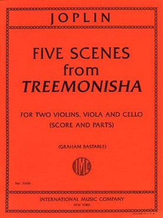 Five Scenes from Treemonisha 2 Geigen, Bratsche und Violoncello Partitur und Stimmen