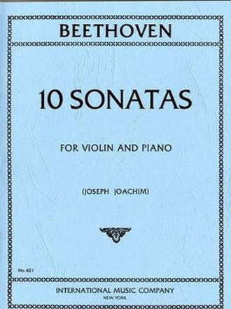 Ten Sonatas for violin and piano