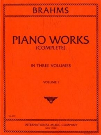 Complete Piano Works I for piano