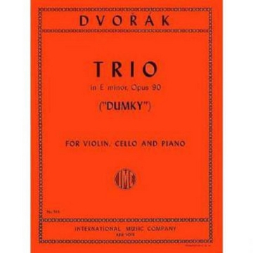 Trio E Min op.90 (Dumky) for violin, cello and piano