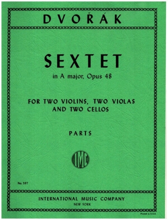 Sextet A major op.48 for 2 violins, 2 violas and 2 violoncellos parts