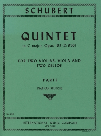 String Quintet c major op.163 for 2 violins, viola and 2 cellos