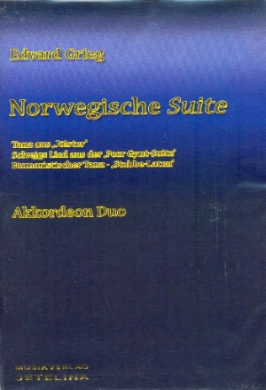 Norwegische Suite fr 2 Akkordeons Partitur und Stimmen