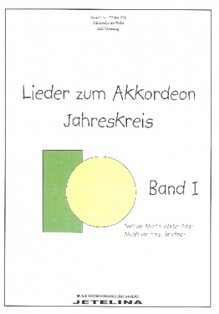 Im Jahreskreis fr Akkordeon (mit Texten und Akkorden)