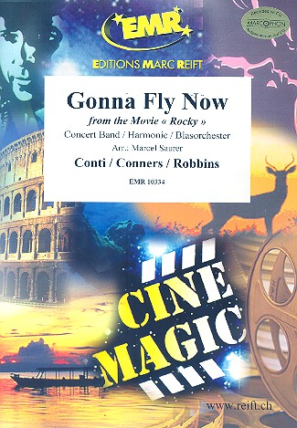 Gonna fly now: fr Blasorchester Partitur und Stimmen