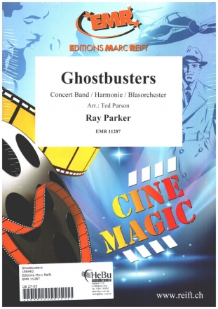 Ghostbusters for concert band/harmonie score and parts