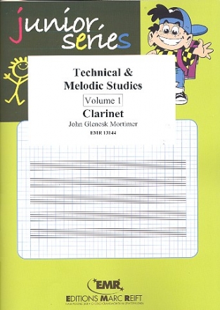 Technical and melodic Studies vol.1 for clarinet