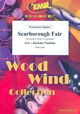 Scarborough Fair: fr 5 Holzblser (Keyboard und Percussion ad lib) Partitur und Stimmen