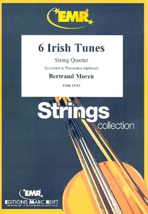 6 Irish Tunes: fr Streichquartett (Keyboard und Percussion ad lib) Partitur und Stimmen