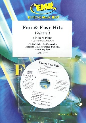 Fun and easy Hits vol.1 (+CD): for violin and piano