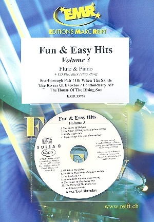 Fun and easy Hits vol.3 (+CD): for flute and piano