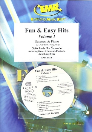 Fun and easy Hits vol.1 (+CD) for bassoon and piano