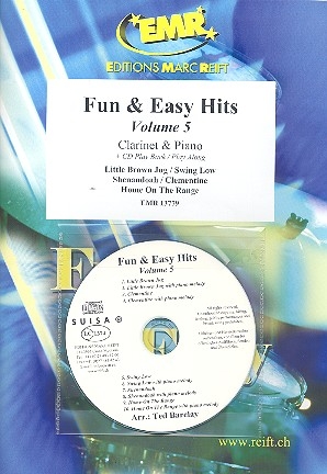 Fun and easy Hits vol.5 (+CD): for clarinet and piano