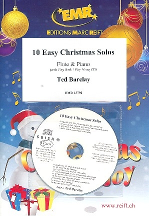 10 easy Christmas Solos (+CD) for flute and piano