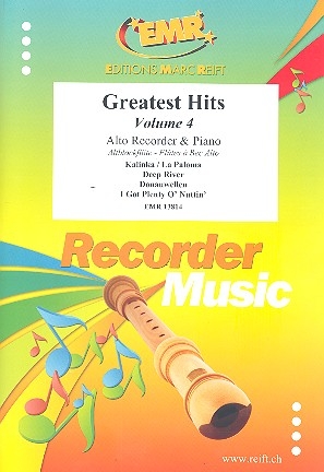 Greatest Hits vol.4 for alto recorder and piano