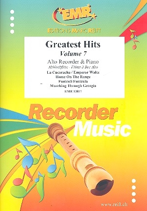 Greatest Hits vol.7 for alto recorder and piano