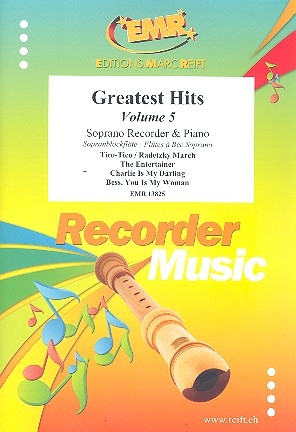 Greatest Hits vol.5: for soprano recorder and piano