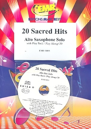 20 sacred Hits (+CD) for alto saxophone