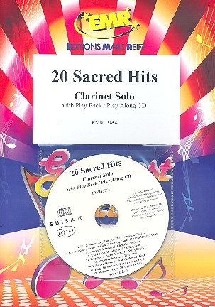 20 sacred Hits (+CD) for clarinet