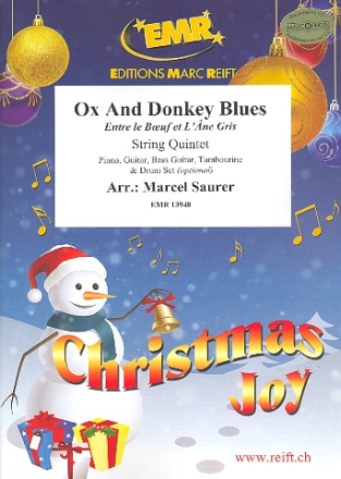 Ox and Donkey Blues for 5 string instruments (ensemble) (rhythm roup ad lib) score and parts